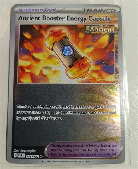 Karta Pokemon Ancient Booster Energy Capsule Holo Warszawa Kup