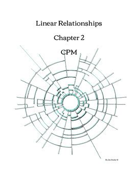 Algebra 1 CPM Chapter 2 Guided Notes By Jennifer Roder TPT