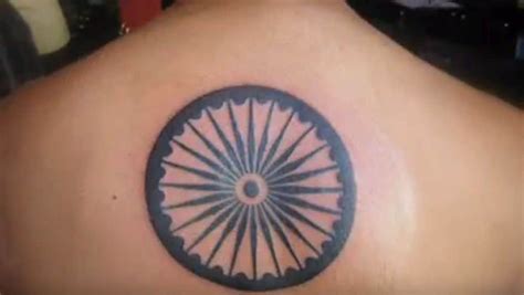 ashoka chakra tattoo