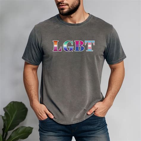 LGBT Pride Flag Comfort Colors T Shirt Lesbian Gay Bisexual Transgender Pride Flags LGBTQ