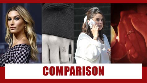 Reason Why Fans Are Comparing Hailey Baldwin’s New J Tattoo With Selena ...