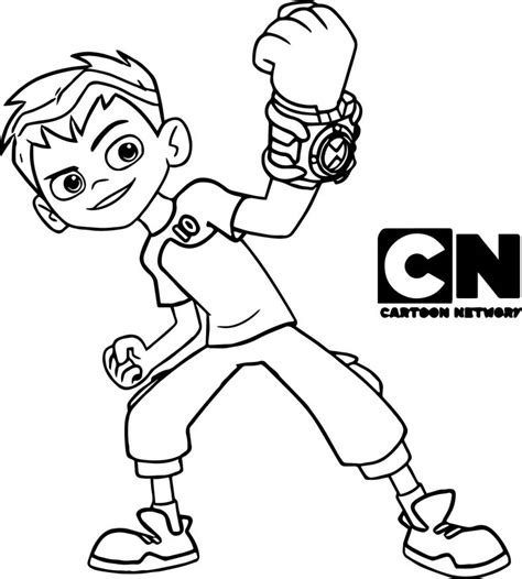 Omnitrix Ben 10 Coloring Pages - Coloring and Drawing