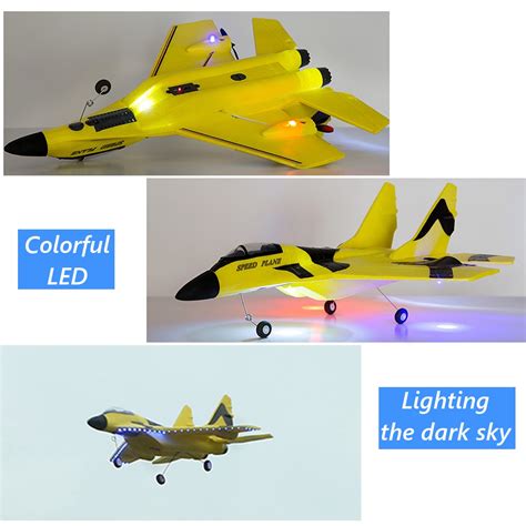 Zhiyang Mig Mm Wingspan Epp Rc Glider War Aircraft Rtf With Led