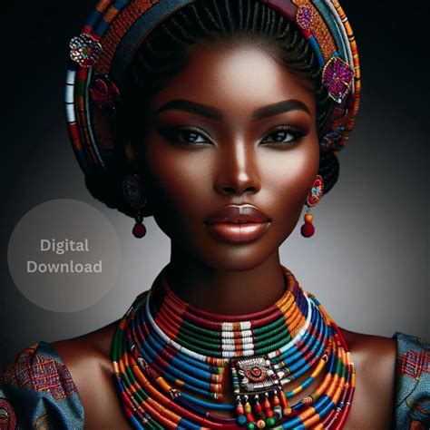 African Art, African Queen, African, African Digital Art, Black Art ...