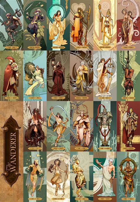 The Wanderer - Tarot Cards, Major Arcana, Kit Lau | Tarot cards art ...