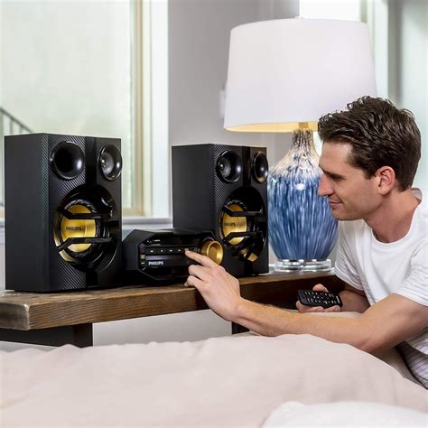 Buy Philips Fx10 Bluetooth Stereo System For Home With Cd Player Mp3 Usb Fm Radio Bass