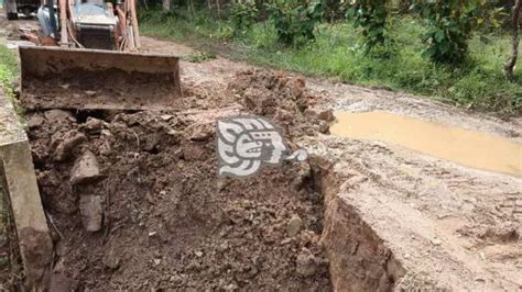 Atienden Da Os En Camino Por Intensas Lluvias