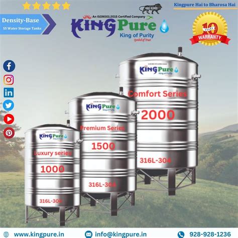 Kingpure S Custom Steel Tanks Elevate Your Water Storage Experience