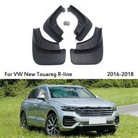 4pcs For Vw Touareg R Line 2011 2018 Car Mud Flaps Splash Guards Fender Mudguard Ebay