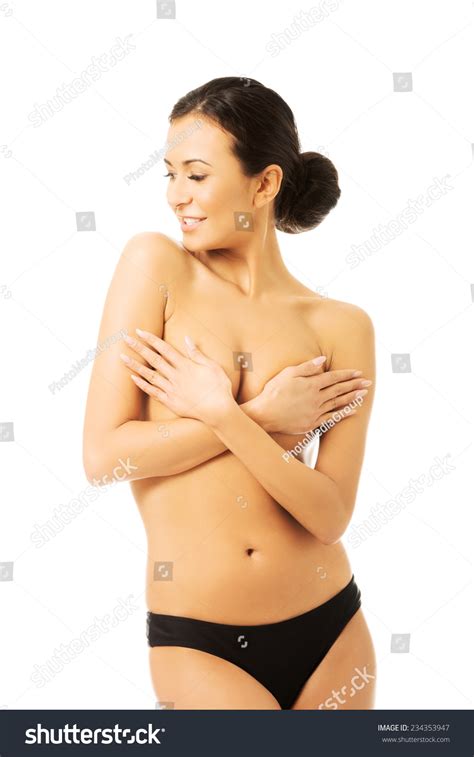 Nude Woman Covering Her Breast Stock Photo 234353947 Shutterstock