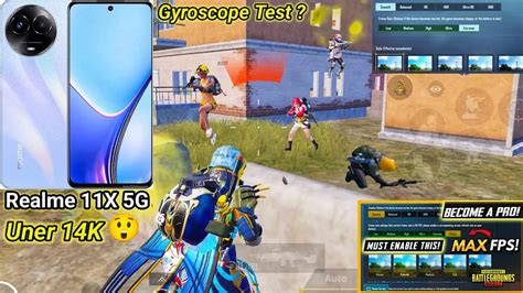 Realme 11X 5G Pubg Mobile Test Realme 11X 5G BGMI Gyroscope Test