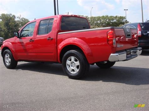 2008 Red Alert Nissan Frontier SE Crew Cab 53961502 Photo 4