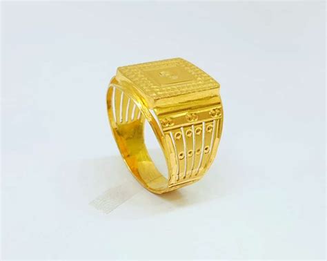 18kt Gold Ring Fabulous Design For Mens Welcome To Rani Alankar