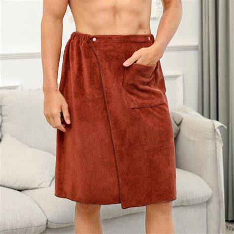 Online Shopping For Fashion Best Price Guarantee Yiwa Men Spa Bath Shower Wrap Towel Bath Skirt