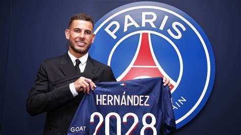 Mercato Pros Lucas Hernández signe au Paris Saint Germain Officiel