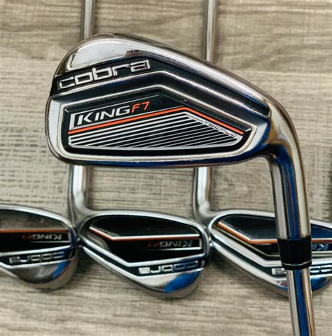 69 Cobra King F7 Iron Set 5 G Steel Stiff Golf Plugg