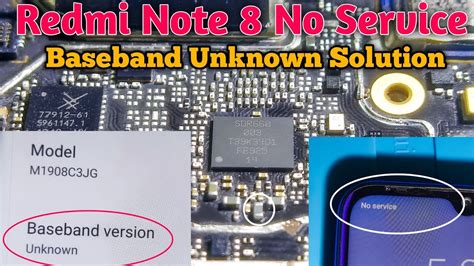 Redmi Note No Service Redmi Note Baseband Unknown Solution