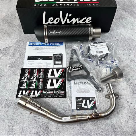 Jual Knalpot Leovince Gp Corsa Evo Carbon Vespa Sprint Primavera S Lx