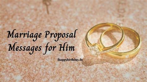 Lovely Marriage Proposal Messages For Him And For Her Happy Birthday