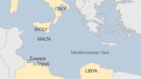 Migrant Crisis Libya Boats Sink Off Zuwara Carrying Hundreds Bbc News