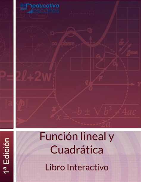 Funci N Lineal Y Cuadr Tica By Red Educativa Digital Descartes Issuu