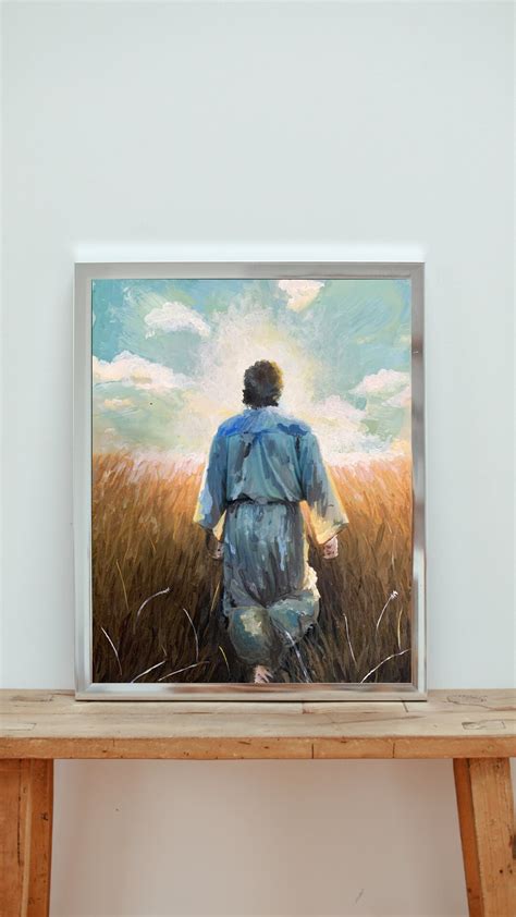 Jesus Christ Artwork Painting, follow Me, LDS Christian Art Print ...