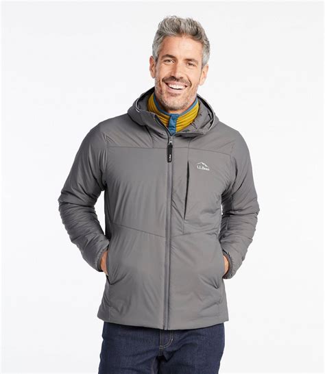 Men's Stretch Primaloft Packaway Hooded Jacket Regular | Men's at L.L.Bean