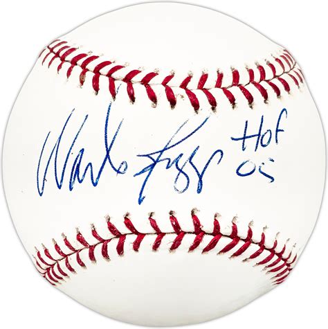 Wade Boggs Autographed H O F Official Major League Baseball Kbk