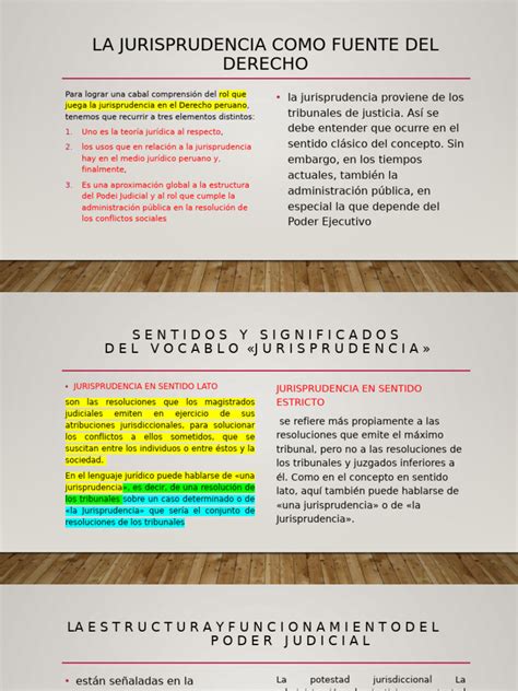 La Jurisprudencia Como Fuente Del Derecho Pdf Judicaturas Caso De Ley