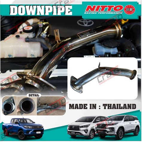 Jual Muffler Knalpot Downpipe Nitto Not Brd Made In Thailand Fortuner