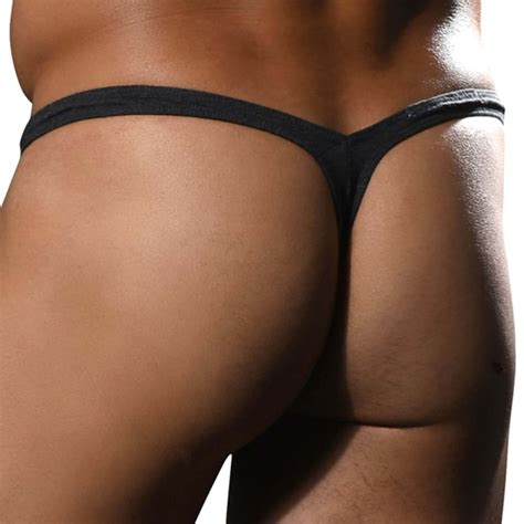 Andrew Christian String Almost Naked Deep V Cut Anthracite INDERWEAR