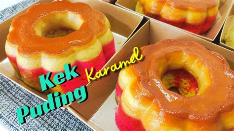 Kek Marble Puding Karamel Kukus Resepi Sukatan Cawan Caramel Pudding