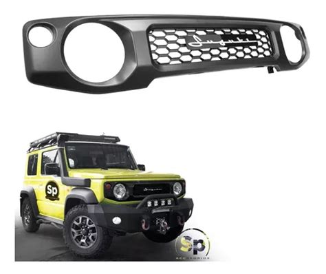 Parrilla Frontal Lujo Logo Suzuki Jimny Negro Mate Meses Sin