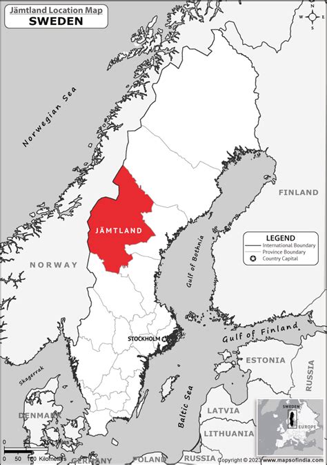 Where is Jamtland Located in Sweden? | Jamtland Location Map in the Sweden