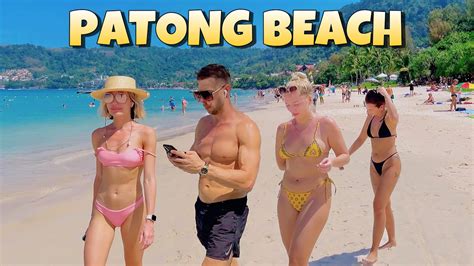 【🇹🇭 4k】phuket 2023 Patong Beach Walking Tour Thailand Youtube