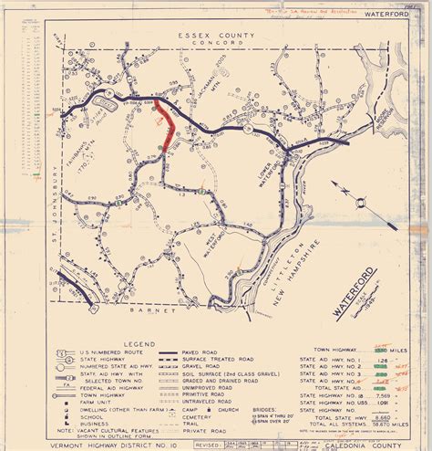 Vtransmaps Vermont Gov Maps Townmapseries Caledonia Co Waterford