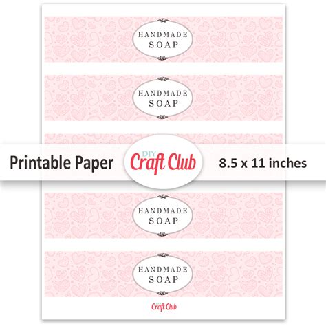 Handmade Soap Printable Labels - DIY Craft Club