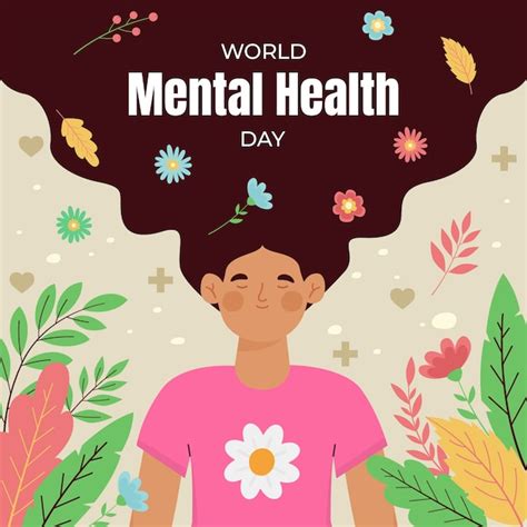 Premium Vector Hand Drawn World Mental Health Illustration