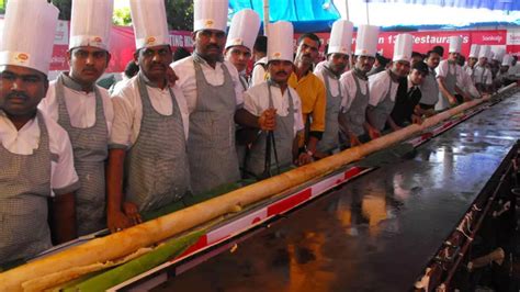 Sankalp Breaks Own Guinness World Record Prepares 53 Ft Long Dosa