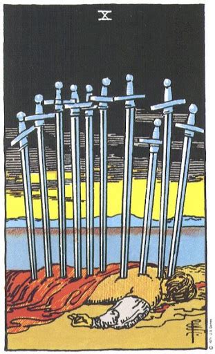 Ngh A Bi U T Ng L B I Tarot Ten Of Swords