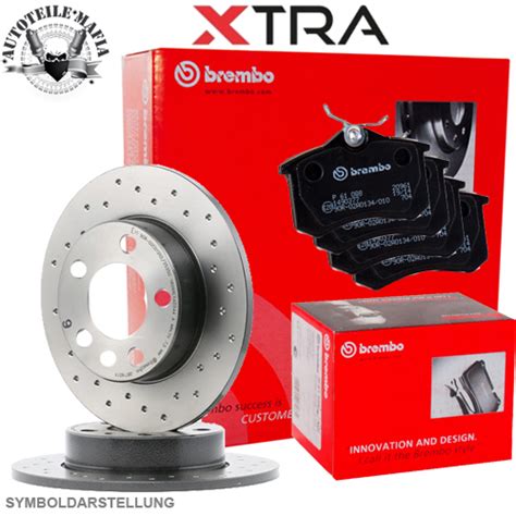 Brembo Bremsensatz Sport Xtra Hinten Mm Audi A Skoda Octavia Vw