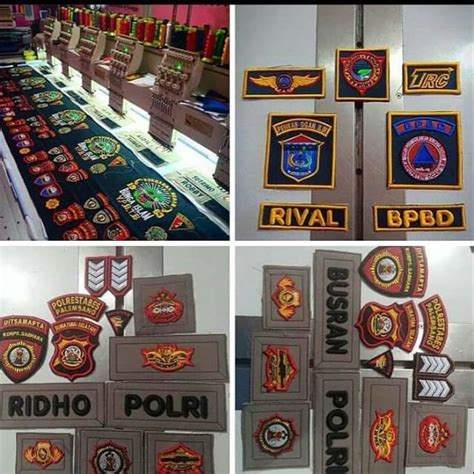 Jual Logo Bordir Timbul D Polpp Dishub Polisi Tni Dll Indonesia