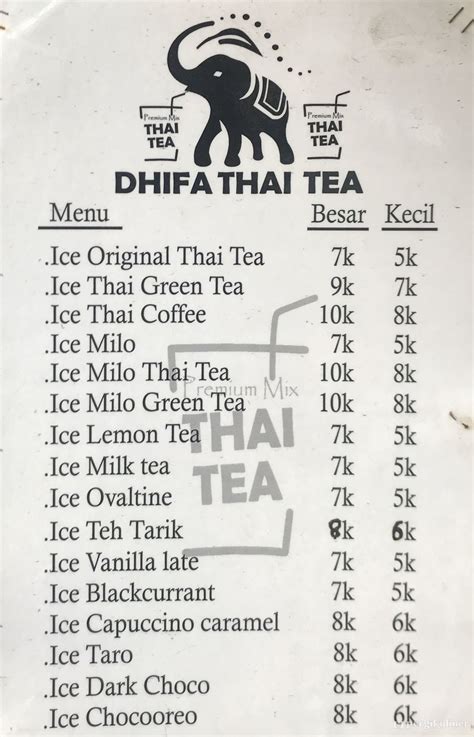 Detail Contoh Daftar Menu Thai Tea Koleksi Nomer 19