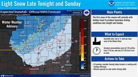 Chance Of Snow Tonight Into Sunday Morning | Effingham Radio