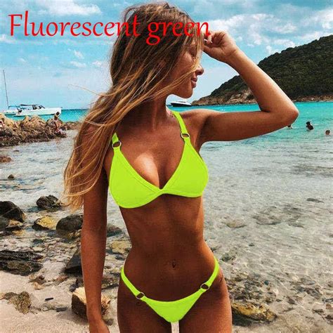 Women S Micro Bikini Set Sexy Swimwear For Beach India Ubuy
