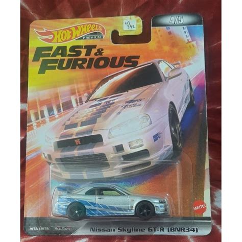Jual Hot Wheels Premium Nissan Skyline R34 Shopee Indonesia