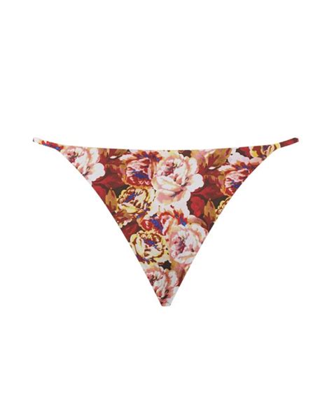 Granny Floral String Bikini Ark Swimwear