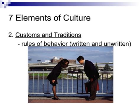 7 Elements Of Culture Ppt