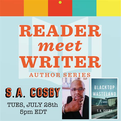 Reader Meet Writer – Virtual Event with S.A. COSBY | Books & Books