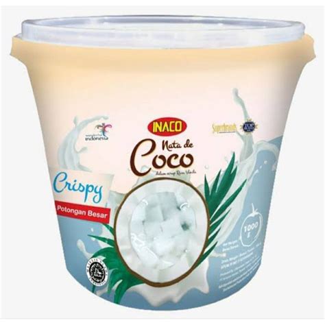 Jual Inaco Crispy Nata De Coco Kg Kemasan Ember Halal Shopee